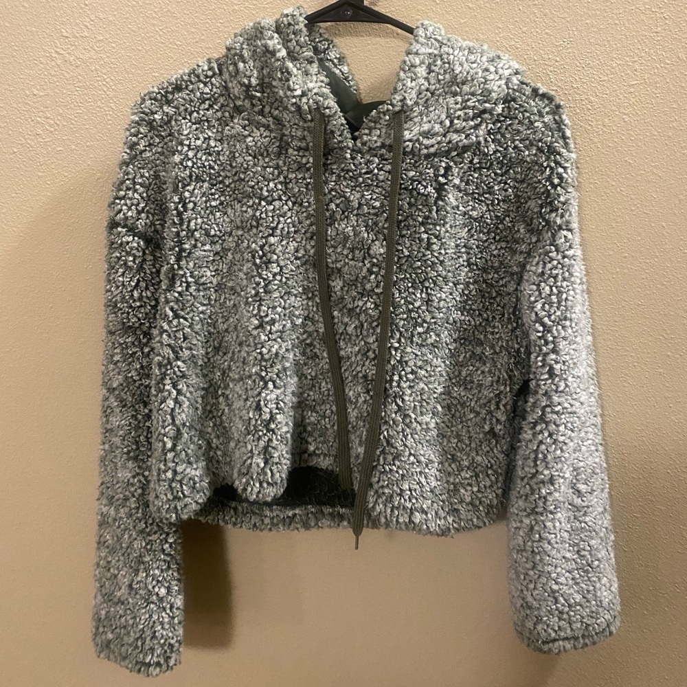 Wild Fable Gray Teddy Jacket